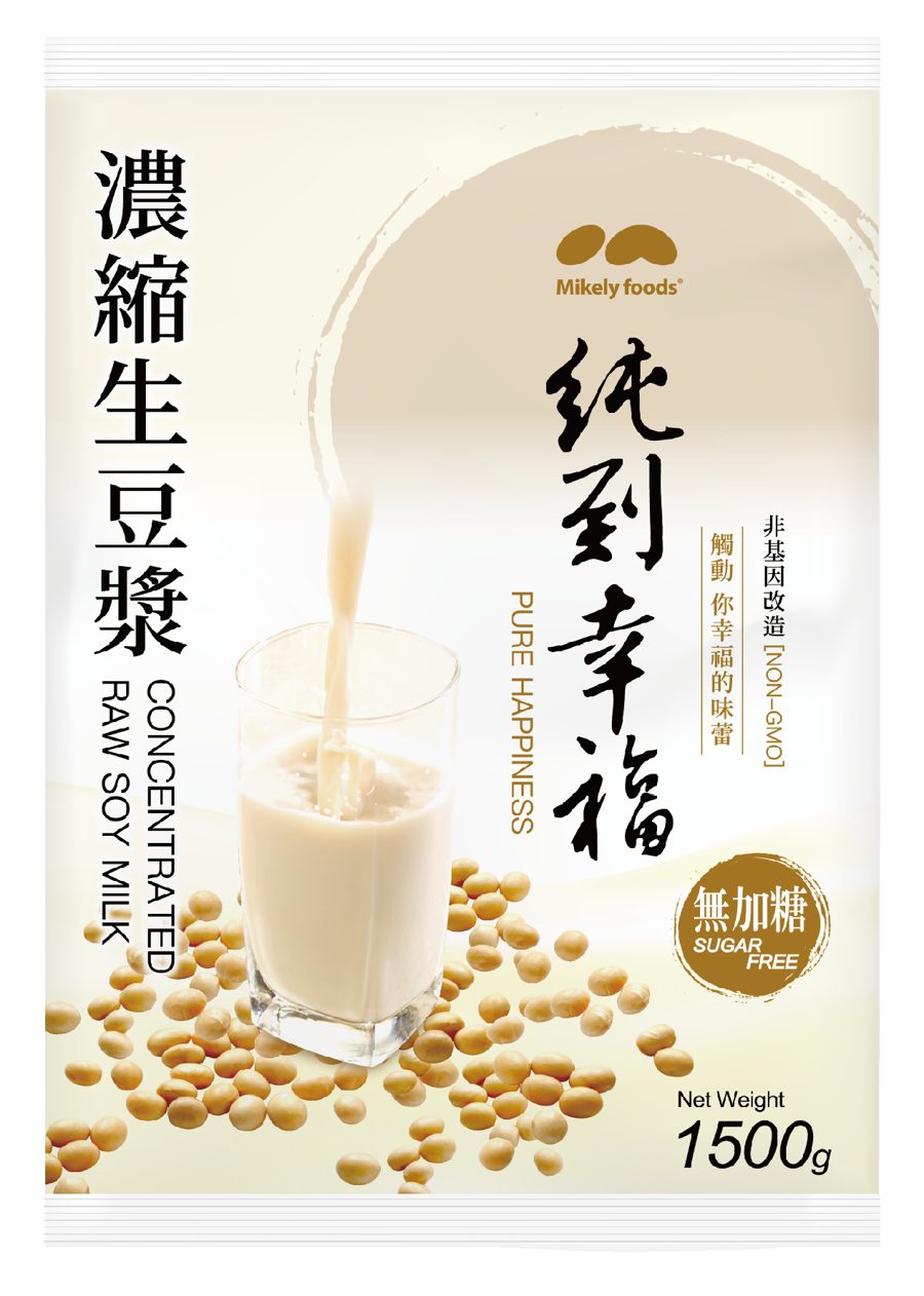 純到幸福 濃縮生豆漿 無加糖 1500g